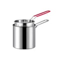 thumbnail image 2 of Freidora Olla para freír con cesta Sartén de acero inoxidable 304 Accesorio de limpieza conveniente a prueba de herrumbre Mango extendido para cocinar BLESIY Ollas para freír, 2 of 8