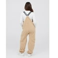 thumbnail image 4 of Lentta Womens Warm Winter Fleece Overalls Casual Loose Sherpa Jumpsuits Fuzzy Ski Pants with Pocket, 4 of 7
