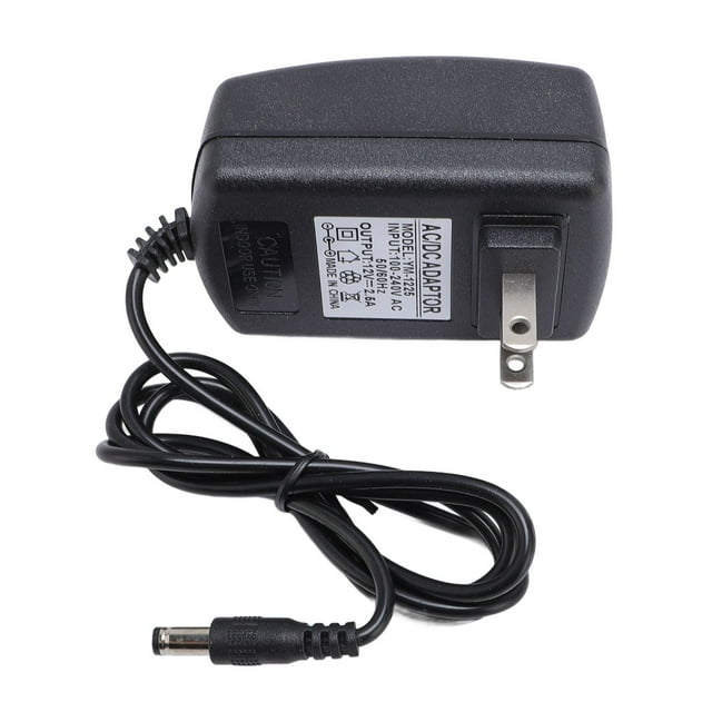Power Adapter, 93cm 37in Length Easy To Use 12V 2.5A Undervoltage Safety 5.5x2.5mm DC Power Cord for Luminous Characters Light Strips EU Plug,US Plug