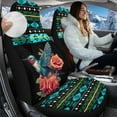 thumbnail image 2 of Uorisanigo Seat Covers for Cars, Trucks, & SUV - Set of 2 Universal Aztec Hummingbird Front of Car Seat Cushions - Easy Installation Seats Covers for SUV Interior Cover & Seats Cover Accessories, 2 of 7
