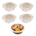 thumbnail image 1 of Round Bread Proofing Basket Cloth Liner Sourdough Banneton Proofing Cloth Natural Rattan Baking Doug, 1 of 5