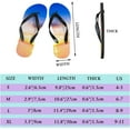 thumbnail image 2 of GZHJMY Flip Flops sea sunset sky sun Thong Slip On Slippers Beach Summer Sandals for Women Men Boy Girl Kid Summer Slippers, 2 of 5