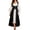 Black, variant on Dramatic Long Sleeve Square Neck Gothic Halloween Masquerade Ball Gown Medieval Banquet Ball Gown Historical Reenactment Ensemble Summer Renaissance Dress for Women