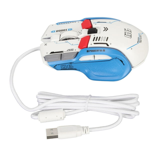 Programmable Gaming Mouse,Wired Gaming Mouse 10 Button Wired Gaming Mouse Gaming Mouse Smart Functionality