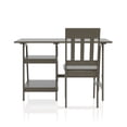 thumbnail image 5 of Oller Writing Desk Set with Chair, 47.25 in x 23.63 in, Gray, 2 Count, 5 of 5