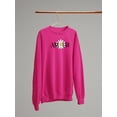 thumbnail image 3 of Amour Yellow Daisy Sweatshirt Women -Image by Shutterstock, Female Large, 3 of 4