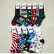 thumbnail image 1 of Calcetines navideños Happy Socks, calcetines populares para mujer hasta media pantorrilla, calcetines de algodón HS de moda, 1 of 5