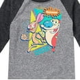 thumbnail image 3 of Ren & Stimpy - Toddler And Youth Raglan Graphic T-Shirt, 3 of 4