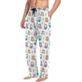 thumbnail image 4 of GZHJMY Owl Pajama Pants for Men, Lounge Pants Lightweight Men Pajama Bottoms with Drawstring Pockets, Christmas New Year Birthday Gifts, Small, 4 of 6