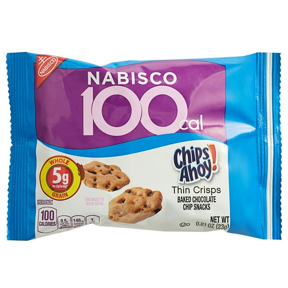 Nabisco Chips Ahoy! .81 oz. Thin Crisps Snack Packs - 72/Case