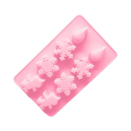 

Hfyihgf Christmas Silicone Mold Chocolate Diy Making Pudding Cake Mold Ice Tray Aroma Diffuser Mold