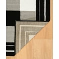 thumbnail image 2 of Capri Buffalo Check Rug, Black and White, 2 of 4