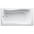 thumbnail image 4 of Kohler K-1229 Mariposa Collection 66" Drop In Soaking Bath Tub - Off White, 4 of 7