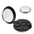 thumbnail image 1 of WJCA Portable 7-Slot Yen Coin Holder with Mirror, Compact Change Organizer for Car Travel and Daily Use, Sliver., 1 of 5