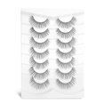 thumbnail image 5 of Fake Eyelashes Natural Look Clear Band Eyelashes 3D Faux Mink Wispy Lashes 14MM Fluffy False Lashes Pack A19, 5 of 5
