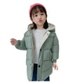 thumbnail image 6 of XBASW Kids Toddler Little Girls Boys Winter down Jacket Thickened Long Coat Hooded Puffer Outerwear 4-9Y, 6 of 9