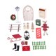 thumbnail image 3 of Casa de muñecas a escala 1:12, accesorios navideños, accesorio de paisaje navideño, puerta de casa de muñecas, decoración navideña en miniatura, 3 of 9