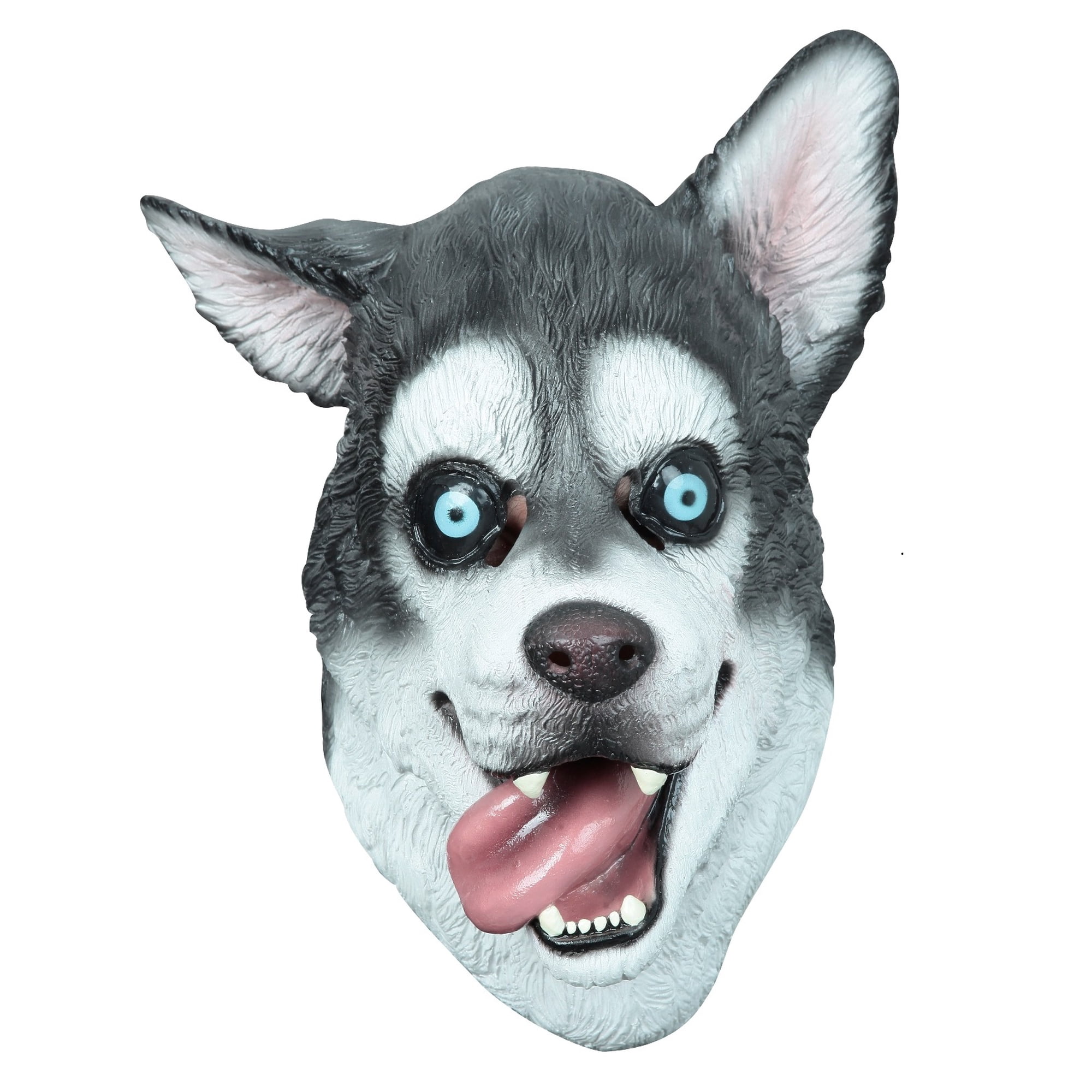 Happy Husky Dog Adult Latex Mask Wolf Cartoon Animal Costume Accessory |  Walmart Canada