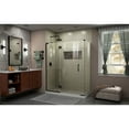 thumbnail image 5 of DreamLine Unidoor-X 59 in. W x 30 3/8 in. D x 72 in. H Frameless Hinged Shower Enclosure in Satin Black, 5 of 12
