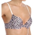 thumbnail image 2 of Women's Maidenform 9442 Comfort Devotion Tailored Plunge Push Up Bra (Navy/White Dot 38B), 2 of 4
