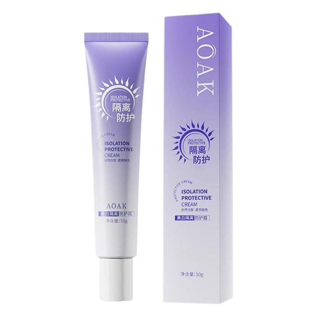 ZOUBAOQ Base de Maquillage 45g Tenue Toute la Journée Base de Maquillage Non Transférable Extrait de Plante Crème Isolante Infusée Résistante à la Transpiration Hydratante en Tube Crème Naturelle Débutant