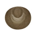 thumbnail image 2 of Kenny K  Twisted Seagrass Gambler Hat with Pleated Band (Men), 2 of 3
