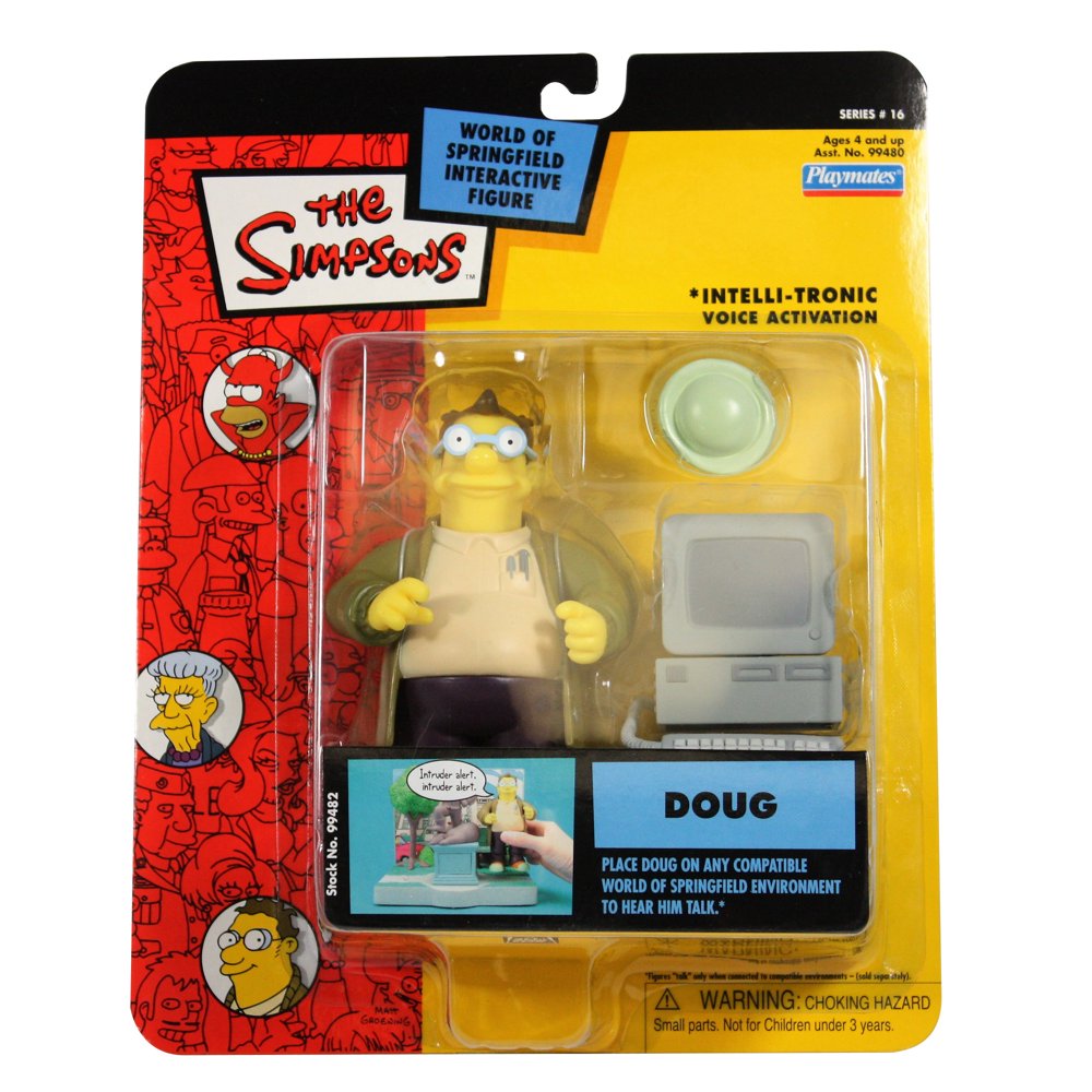 The Simpsons Series 16 World of Springfield Doug Action Figure