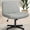 Gray, variant on Celtoss Criss Cross Home Office Chair, Armless Swivel Task Computer Chair, in Fabric, Vanity Style, Blue