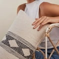thumbnail image 5 of PILLOWPIA Gemma Lumbar Cotton Pillow Cover, 12" x 20", Double-Sided Pattern, Decorative Throw Pillow Case, 5 of 9