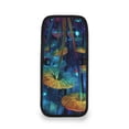 thumbnail image 2 of Secure Travel Neck Wallet Passport Holder Adjustable Strap For Men & Women 6*7.5in Mushrooms & Stars Colorful, 2 of 6