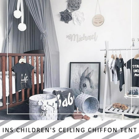 4 Color Mosquito Net Bed Canopy Yarn Chiffon Play Tent Bedding For