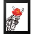thumbnail image 2 of Nieman, Rachel 15x18 Black Modern Framed Museum Art Print Titled - Firefighter Zebra, 2 of 5