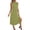 Green, variant on OSOLU Dresses Solid Color Women Casual Sleeveless Dress Elegant O-Neck Split Hem Flowy Summer Party Vacation Everyday Wear Comfortable Loose Fit Lovely Sundress Wedding Guest Dress