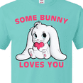 thumbnail image 4 of Inktastic Some Bunny Loves You T-Shirt, 4 of 5