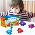 thumbnail image 1 of Juguetes de dinosaurios a juego con letras ABC, juguetes Montessori para niños y niñas (caja de números), 1 of 7