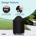 thumbnail image 4 of Adiqo Charcoal Grill Cover for Weber 22 Inch Charcoal Grills, Outdoor Waterproof Small Smoker Cover, Compared to Weber 7150, 4 of 7
