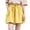 Yellow, variant on Women's Casual Shorts Elastic Waist Loose Beach Shorts Summer Solid Color Sports Shorts With Pockets