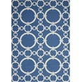 thumbnail image 2 of Waverly Sun N' Shade Indoor/Outdoor Navy 5'3" x 7'5" Area Rug, (5x7), 2 of 6