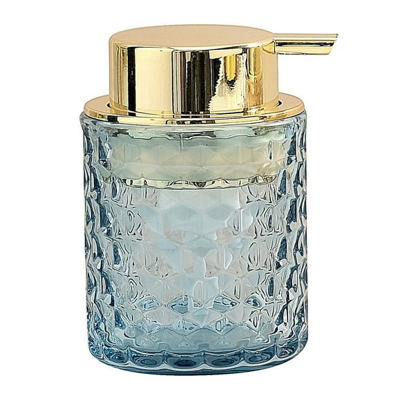 Foaming Hand Soap Dispenser, Bathroom Soap Dispenser or Lotion Dispenser for Kitchen,Refillable Clear Glass Soap Dispenser with Large Pump - Style 2