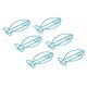 thumbnail image 4 of Clips De Papel Con Forma De 100 Piezas, Lindos Clips De Papel Con Acabado Suave, Clips De Oficina Portátiles De Metal Con Forma De Pez Para La Organización De Documentos De Clasificación De Archivos, 4 of 5