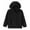Black, variant on Vividxx Girl's Winter Coat Jacket Children Boys Girls Winter Windproof Solid Color Zipper Hooded Coat Jacket Kids Warm Outerwear Jacket Toddler Boys Girls Clothes 3-4 Years