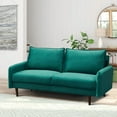 thumbnail image 5 of HomeStock Modern Motifs Stylish Modern Comfortable Couch for Living Room & Office Seating-Color:Dark Green,Size:Velvet Sofa, 5 of 5