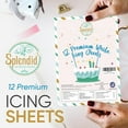12 Ct Edible Paper For Cakes Printable, Icing Sheets Edible Paper, Edible Frosting Sheets