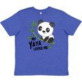 thumbnail image 3 of Inktastic My Yaya Loves Me- cute panda Youth T-Shirt, 3 of 5