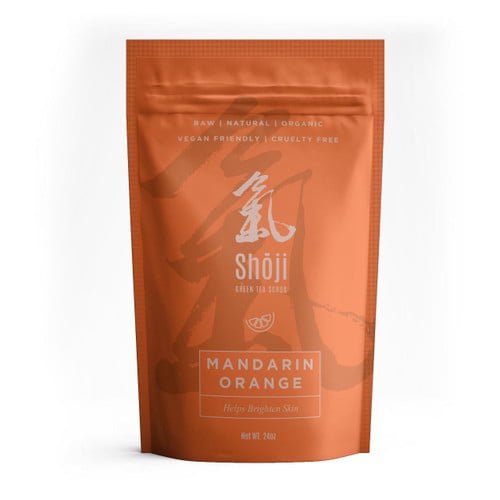 Midwest Sea Salt Company Natural Matcha Green Tea Face & Body Scrub w/ Mandarin Grapefruit Essential Oil