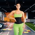 thumbnail image 4 of Cinturón de soporte abdominal de alta elasticidad para hombres y mujeres, faja moldeadora para esculpir el cuerpo después del parto, entrenador de cintura de malla transpirable para fitness y ejercici, 4 of 9