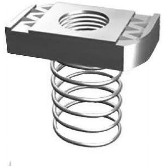 Thomas & Betts GIDDS-461512 ZA1003/8EG-10 Spring Nut 3/8" 5 Per Bag, quot, Silver