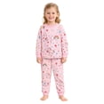 thumbnail image 3 of BenBen Kids Toddler Girl Pajamas Pj Set Long Sleeve Snug Fit Soft & Cozy Size 2Y to 10Y, 3 of 4