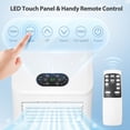 thumbnail image 3 of LifePlus Portable Air Conditioner 10000BTU Ashrae ( 6000BTU) Indoor Room AC Unit Dehumidifier Window Kit Remote Control Easy&Efficient Bedroom, 3 of 15