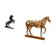 thumbnail image 5 of Figuras decorativas de caballos, esculturas para dormitorio o jardín, figuras de resina grabadas con animales, ideales para la decoración del hogar u, 5 of 8